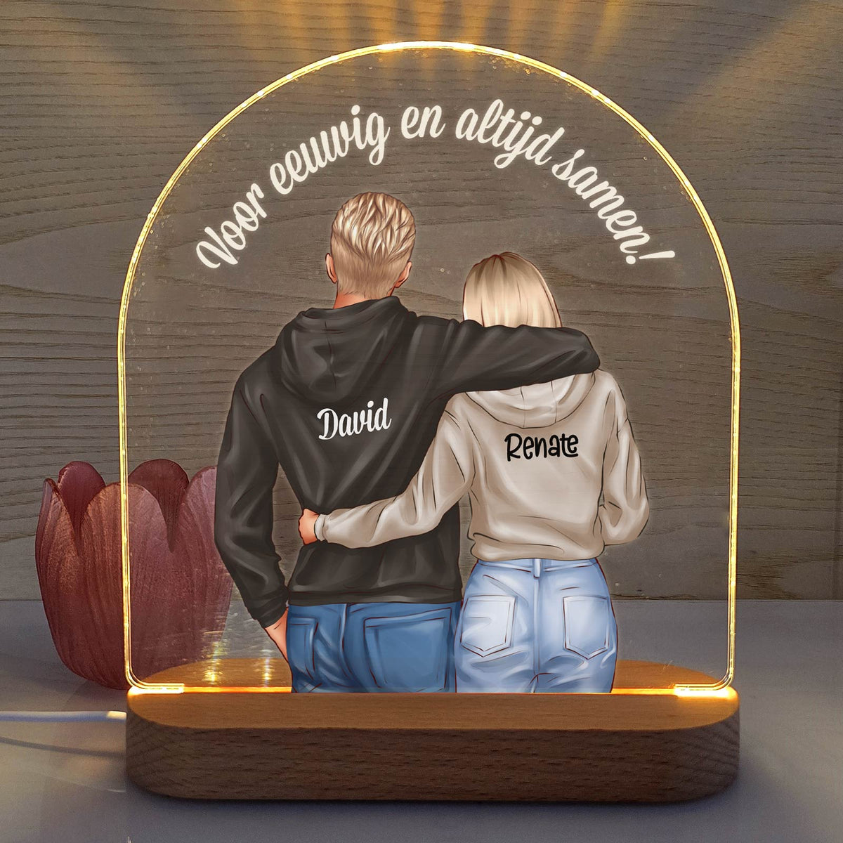 Liefdeskoppel Ledlamp - Bella Mia