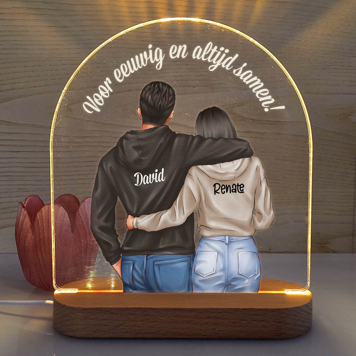 Liefdeskoppel Ledlamp - Bella Mia