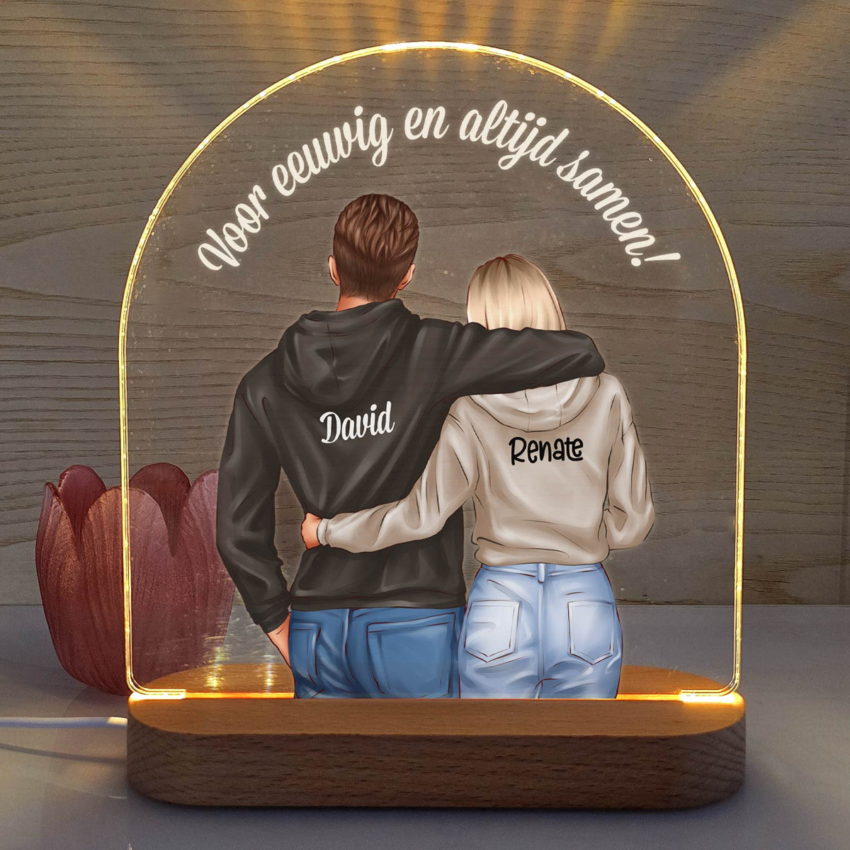 Liefdeskoppel Ledlamp - Bella Mia