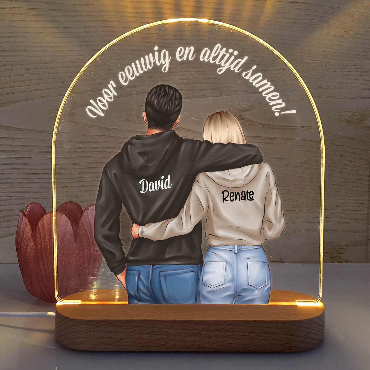 Liefdeskoppel Ledlamp - Bella Mia