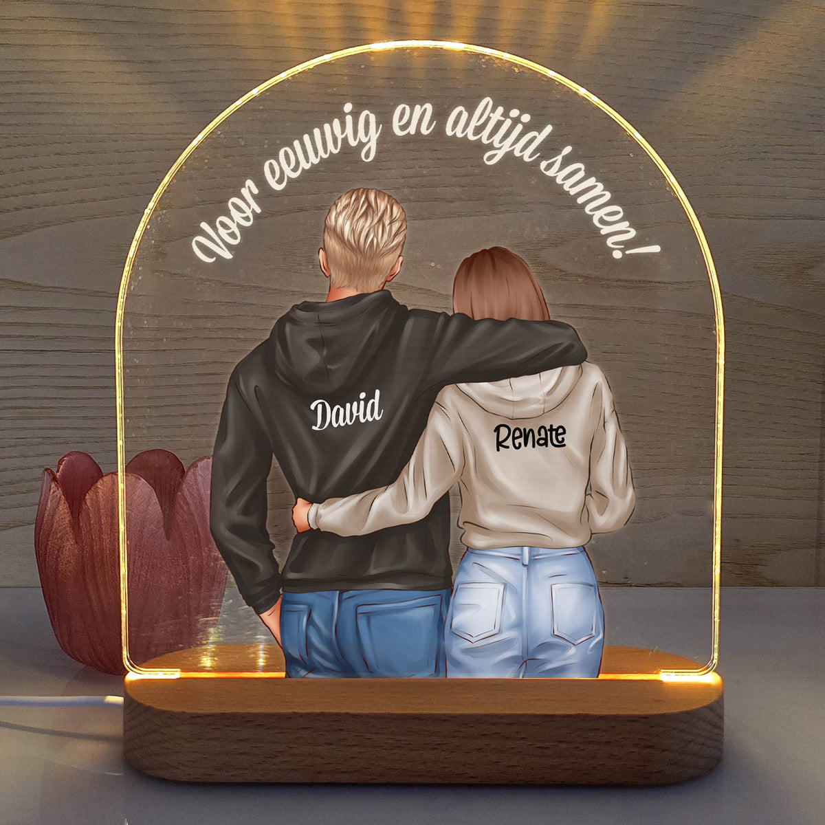 Liefdeskoppel Ledlamp - Bella Mia