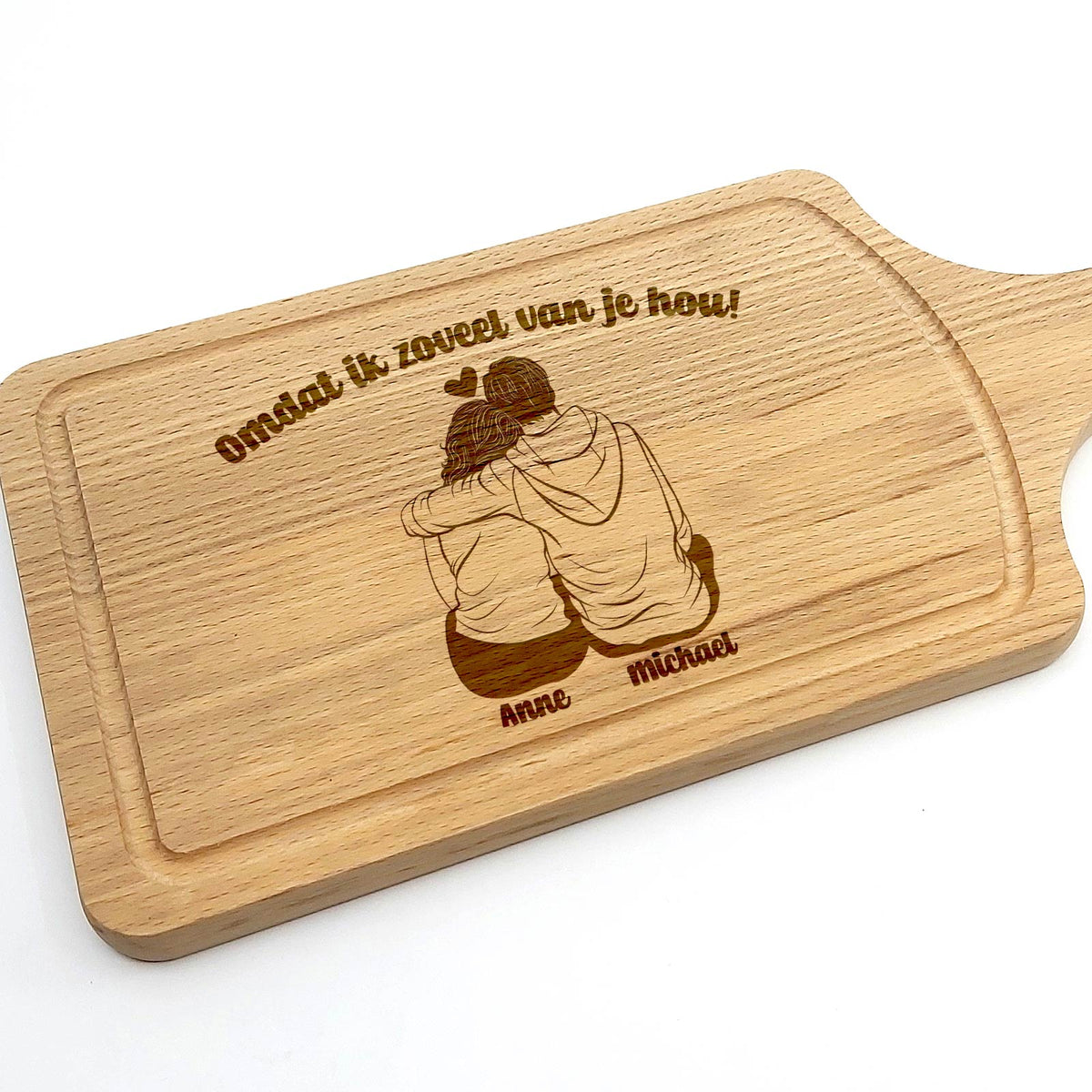 Liefdeskoppel - Snijplank - Bella Mia