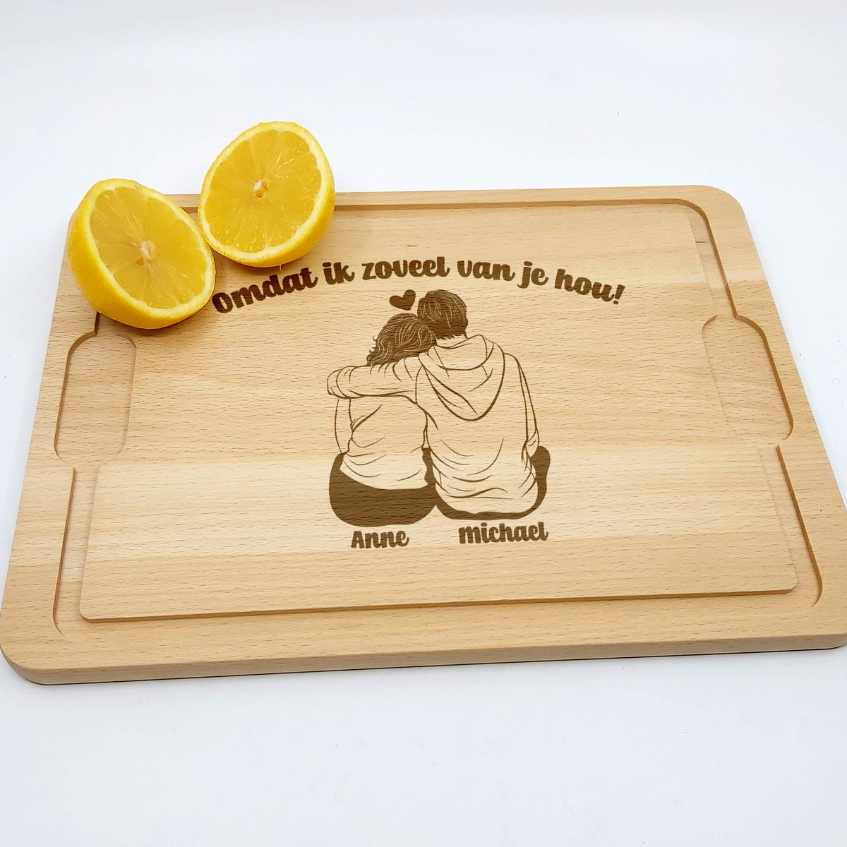 Liefdeskoppel - Snijplank - Bella Mia