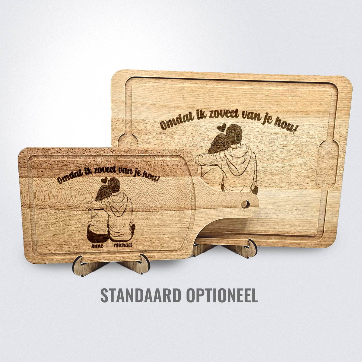 Liefdeskoppel - Snijplank - Bella Mia