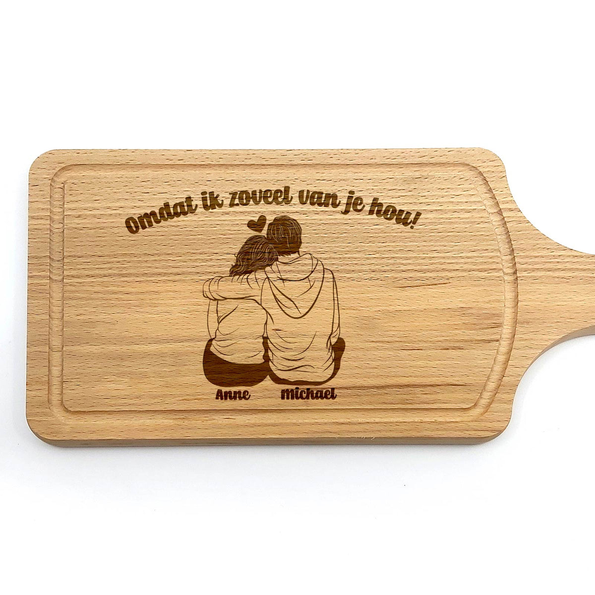 Liefdeskoppel - Snijplank - Bella Mia