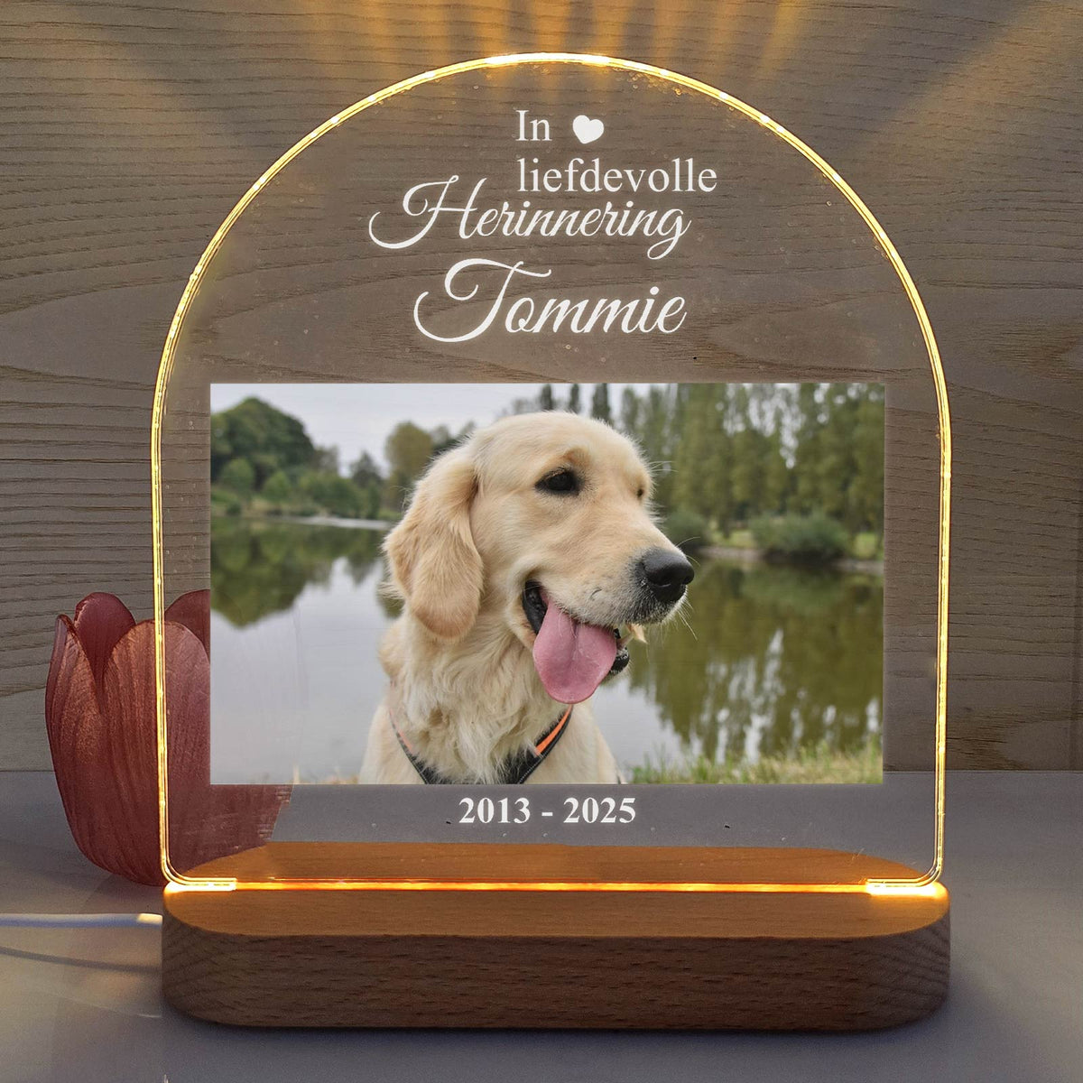 Liefdevolle herinnering - fotolamp - Bella Mia