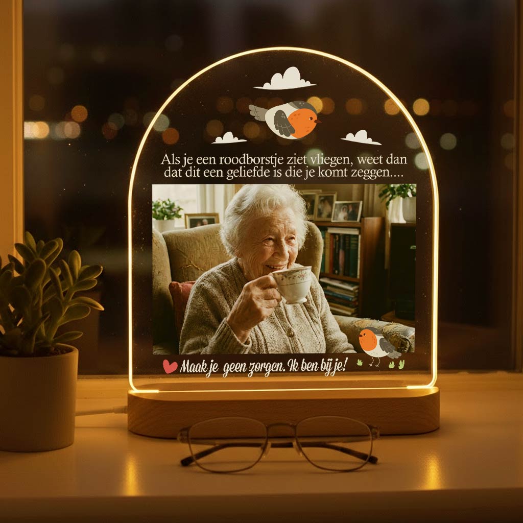 Maak je geen zorgen Fotolamp - Bella Mia