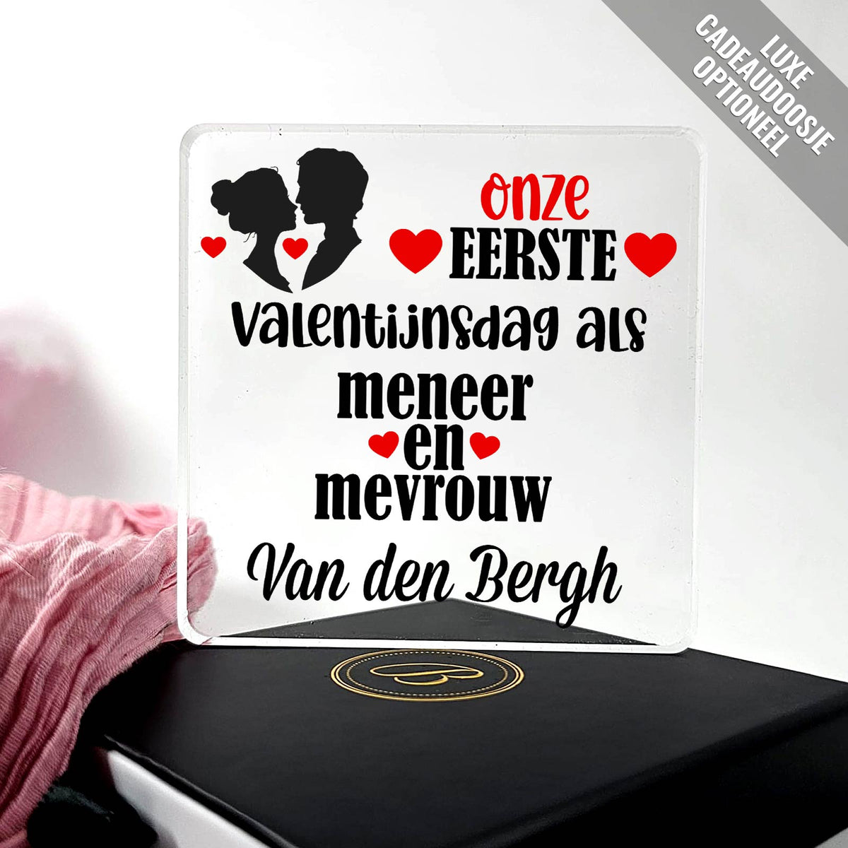 Meneer en Mevrouw - Plexiglas Plaque - Bella Mia
