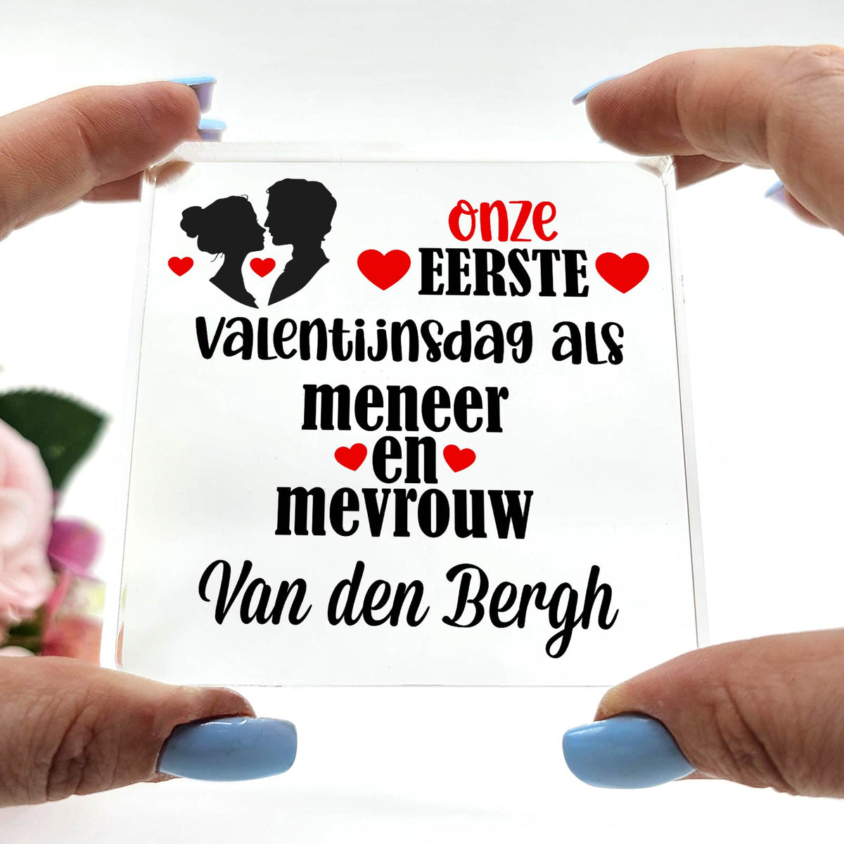 Meneer en Mevrouw - Plexiglas Plaque - Bella Mia