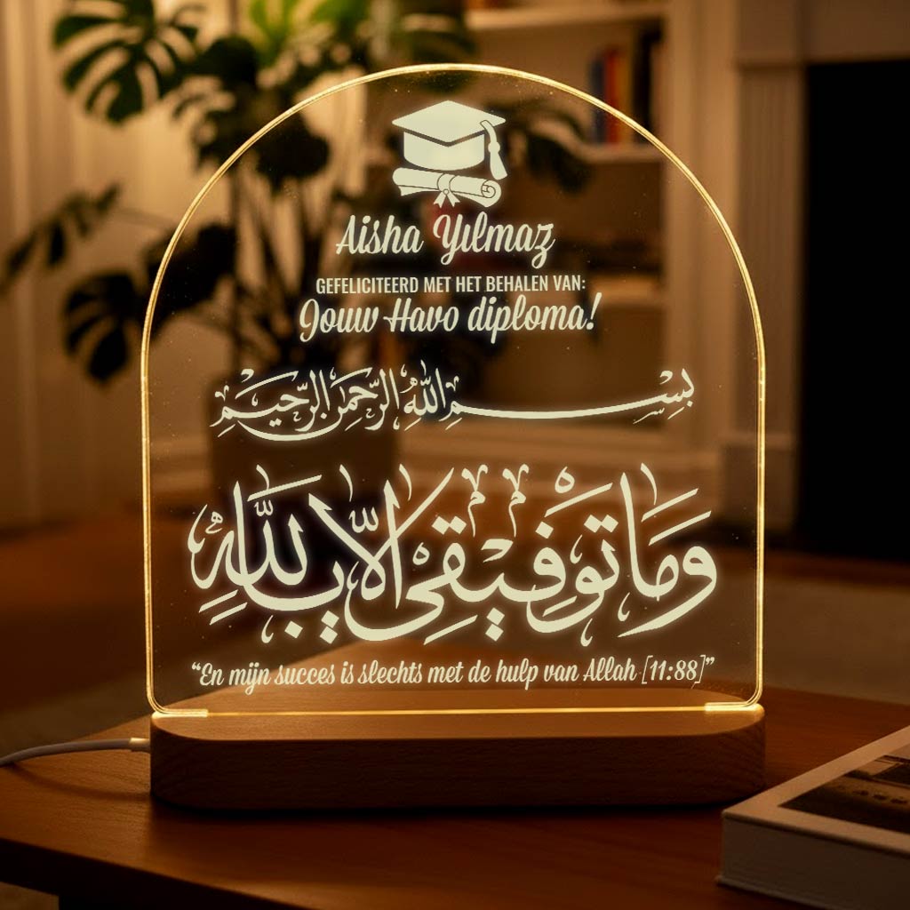 Met de hulp van Allah - Arabische Lamp - Bella Mia