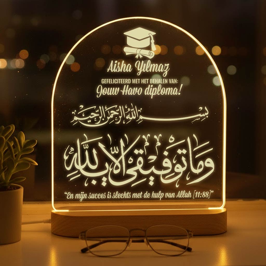 Met de hulp van Allah - Arabische Lamp - Bella Mia
