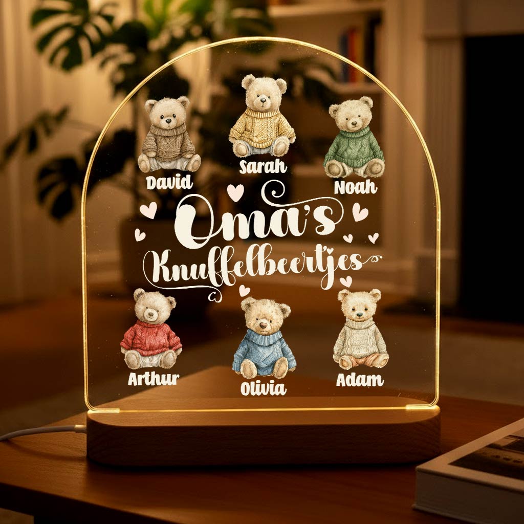 Oma&#39;s Knuffelbeertjes - Ledlamp - Bella Mia