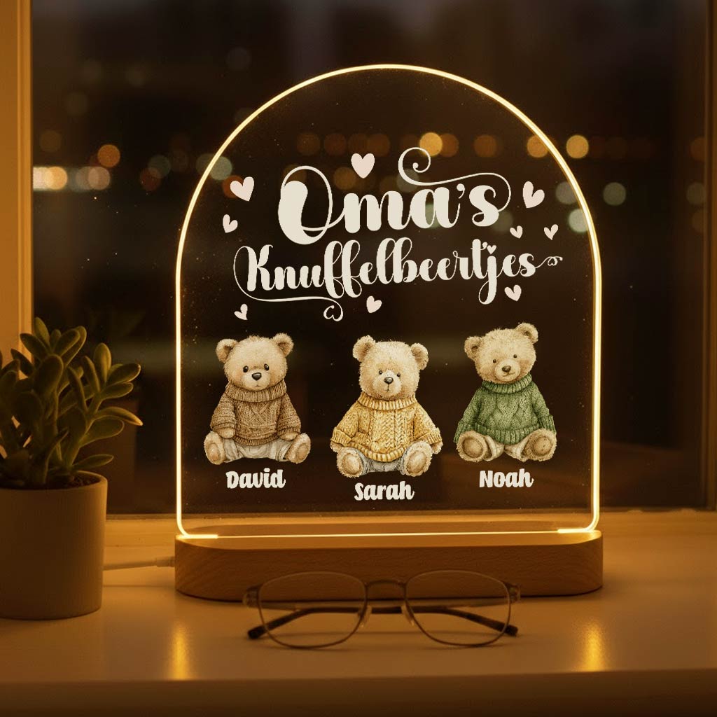 Oma&#39;s Knuffelbeertjes - Ledlamp - Bella Mia