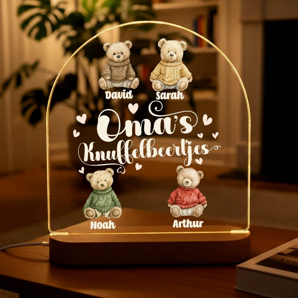 Oma&#39;s Knuffelbeertjes - Ledlamp - Bella Mia