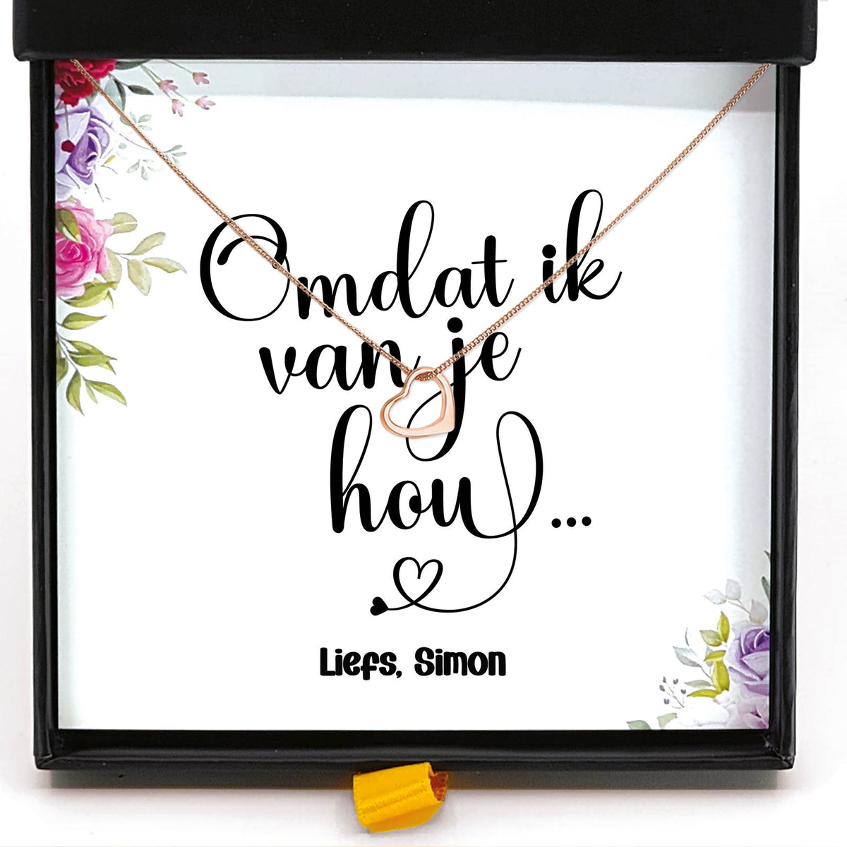 Omdat ik van je hou Ketting - Bella Mia