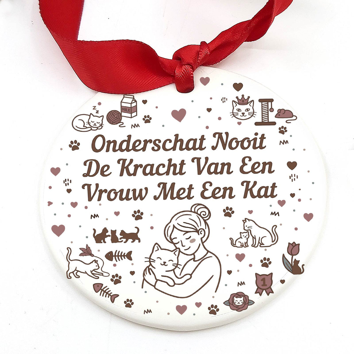 Onderschat nooit de kracht - Ornament van Keramiek - Bella Mia