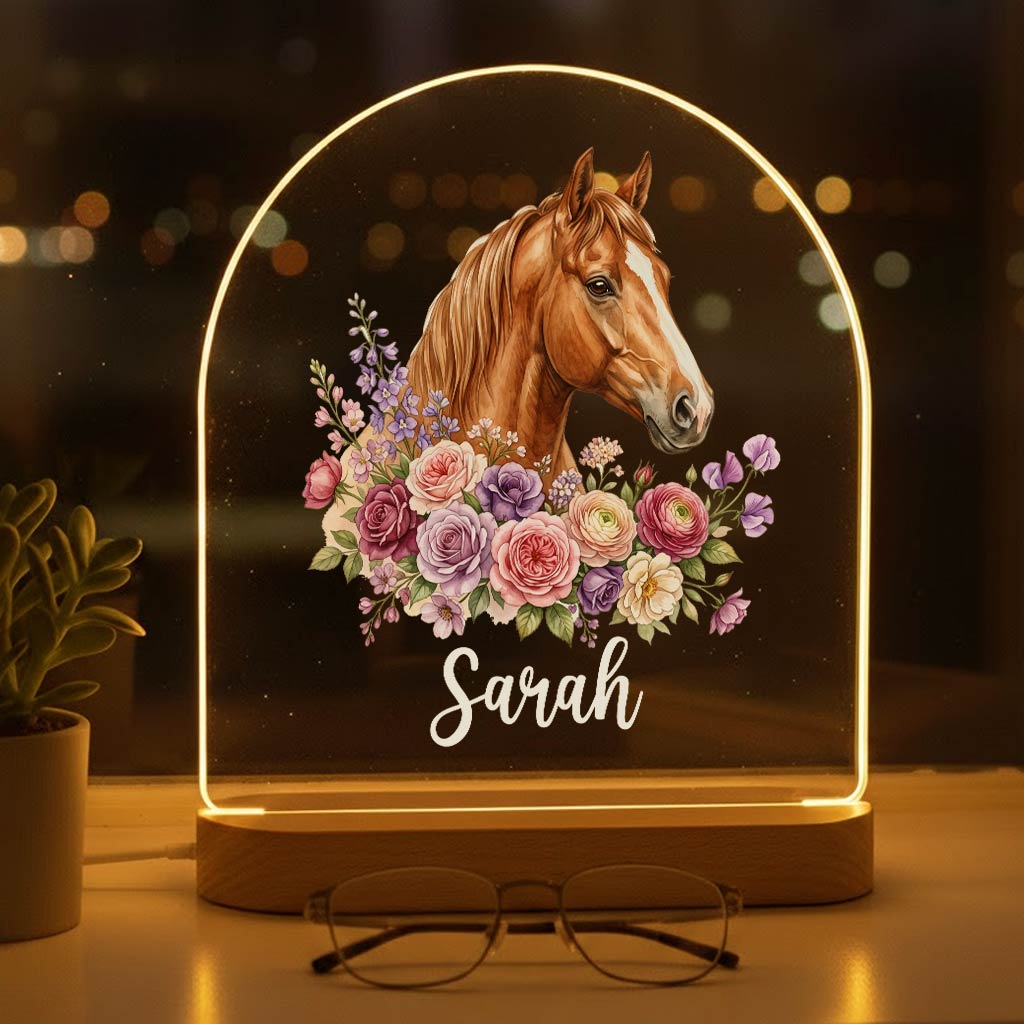 Paardenlampje met naam - Bella Mia