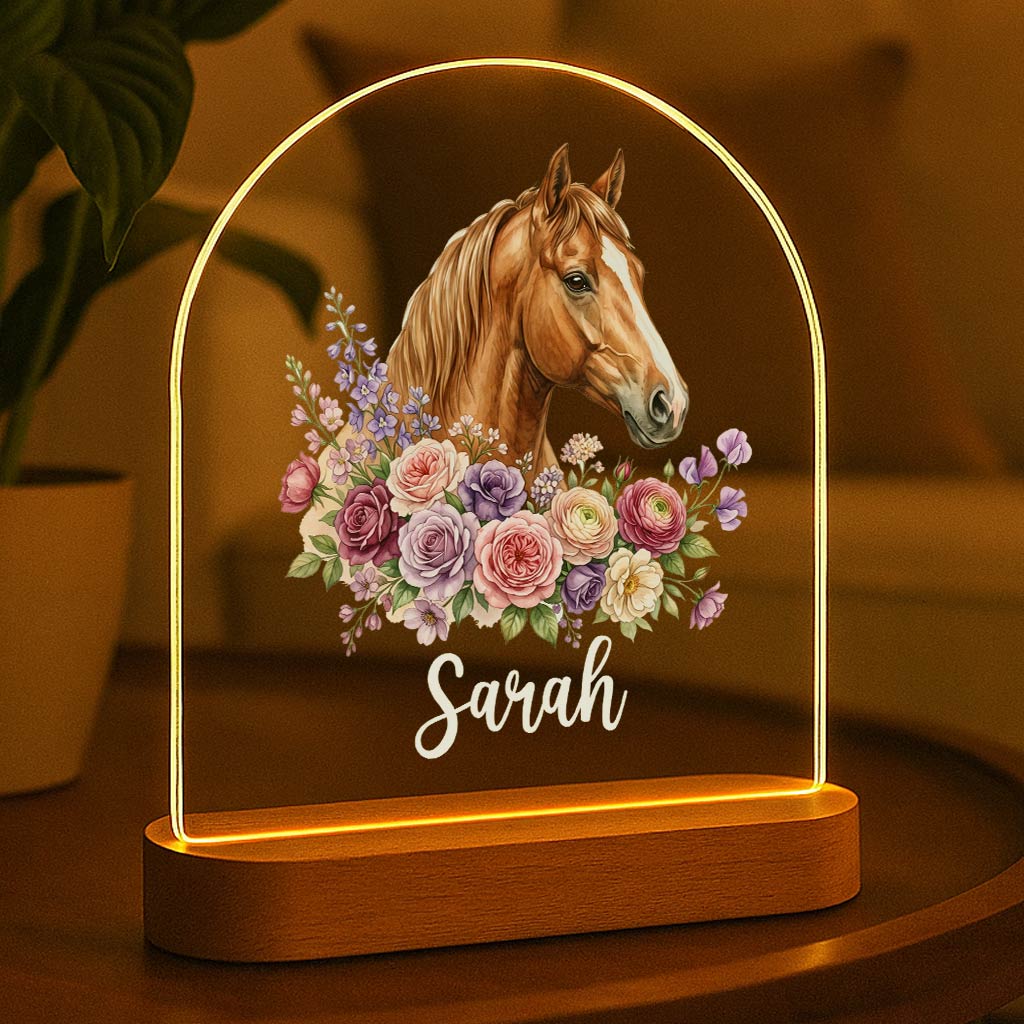 Paardenlampje met naam - Bella Mia