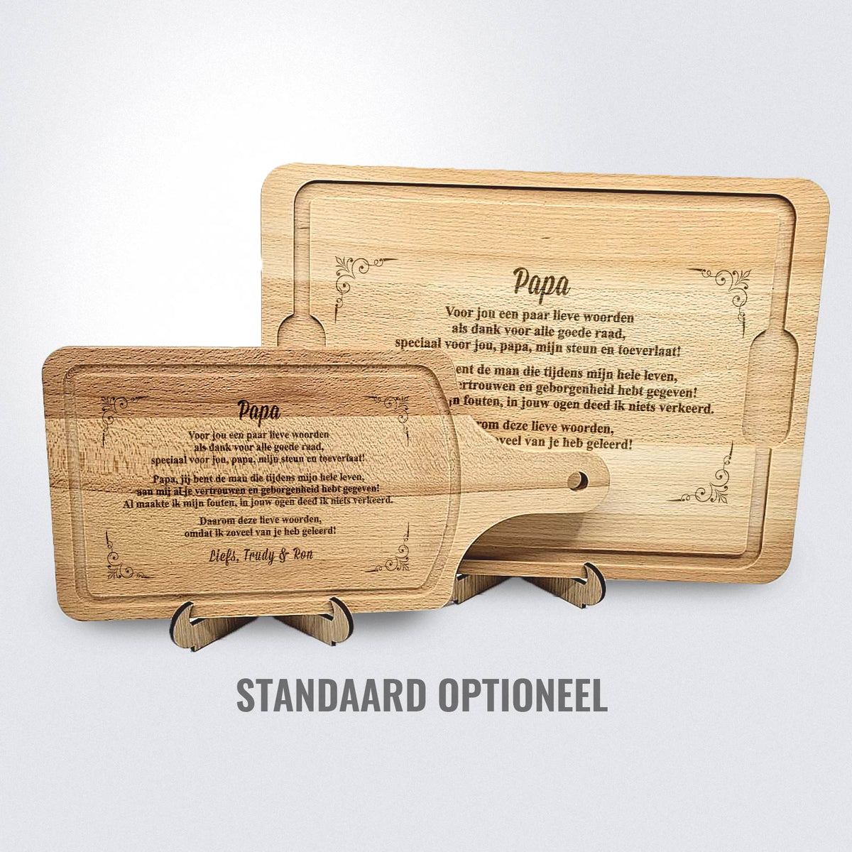 Papa, Mijn Steun en Toeverlaat Borrelplank - Bella Mia