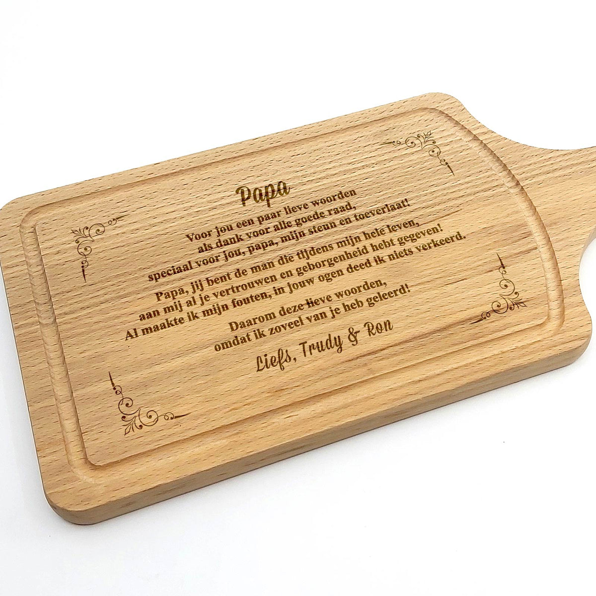 Papa, Mijn Steun en Toeverlaat Borrelplank - Bella Mia