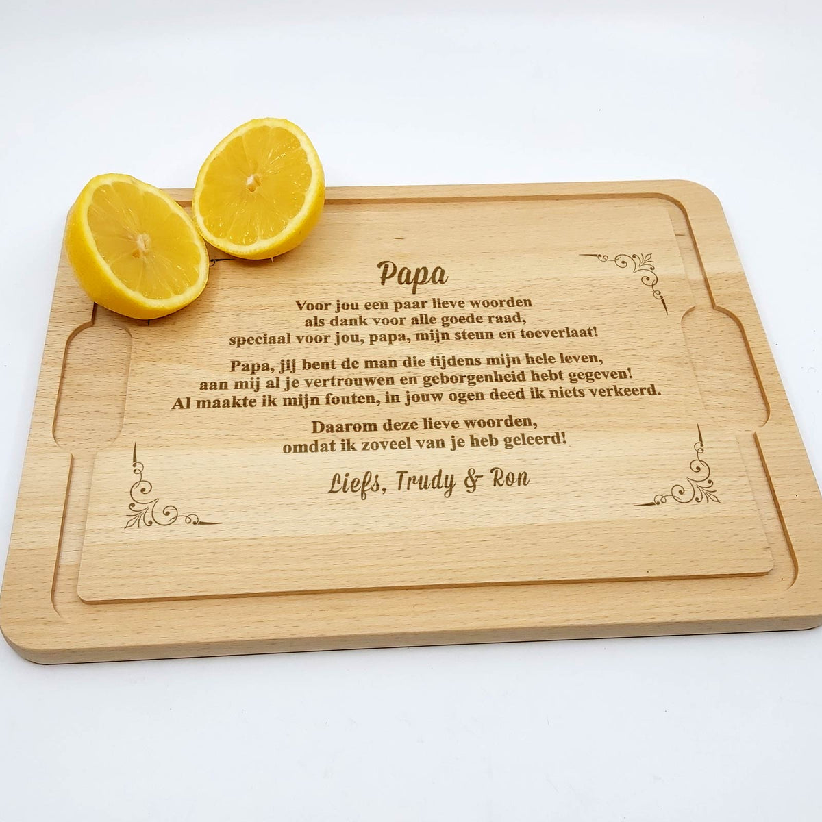 Papa, Mijn Steun en Toeverlaat Borrelplank - Bella Mia