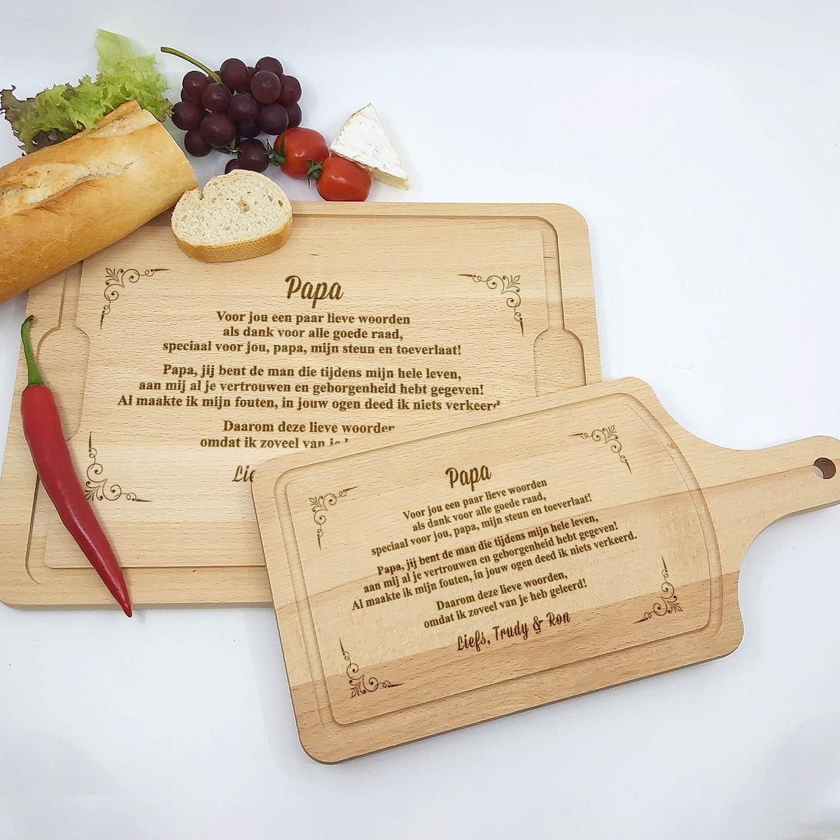 Papa, Mijn Steun en Toeverlaat Borrelplank - Bella Mia