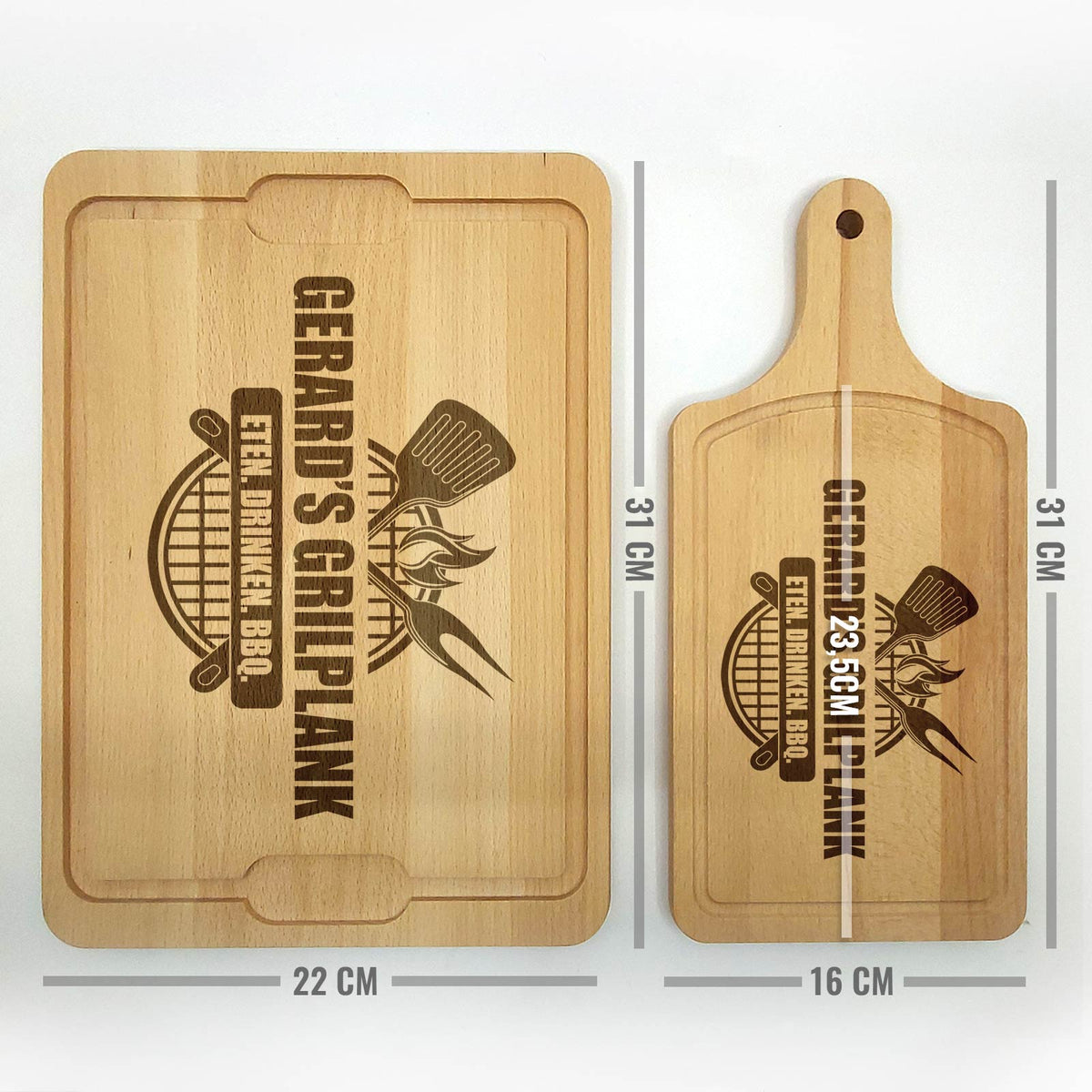 Persoonlijke grilplank! - Snijplank - Bella Mia