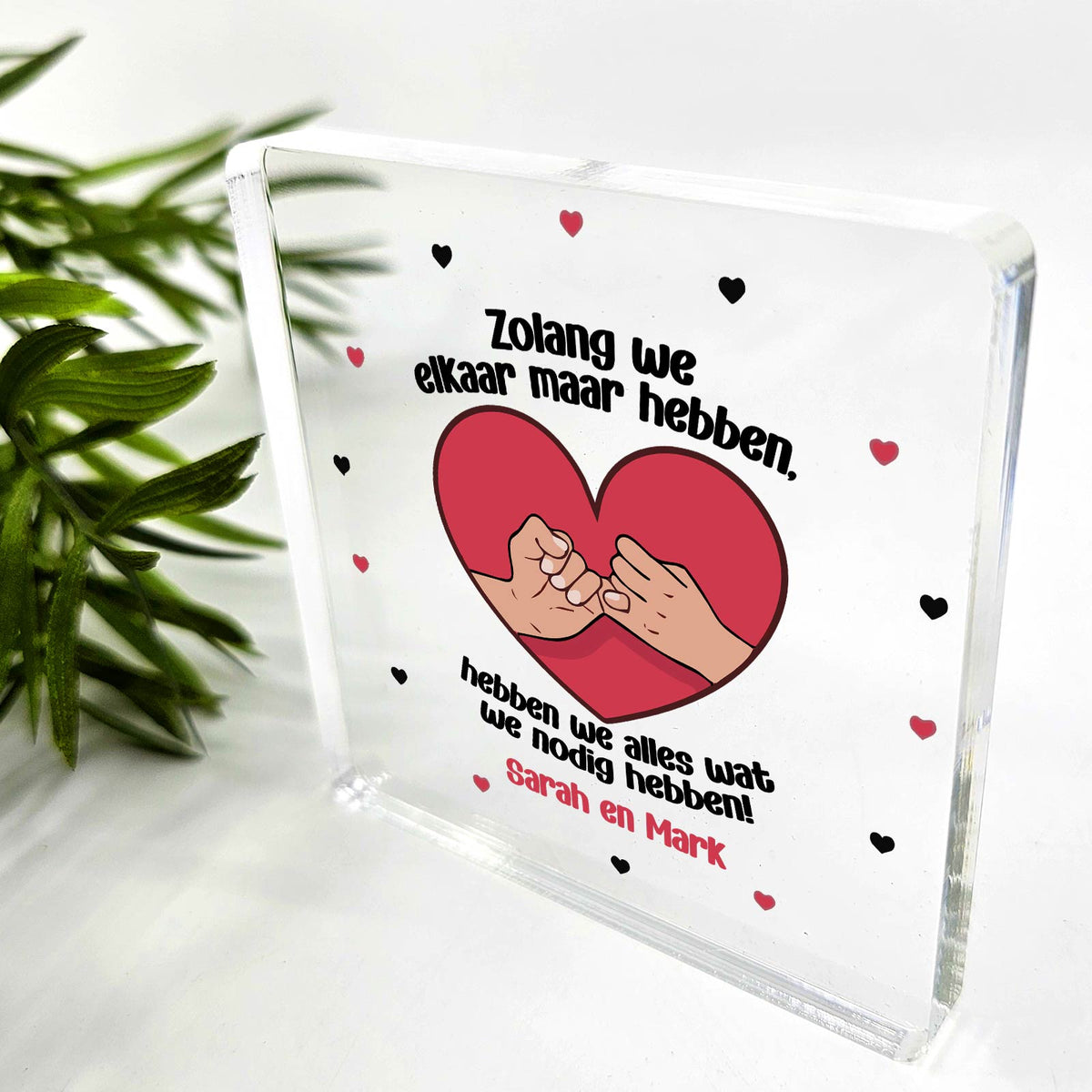 Pinky promise - Plexiglas Plaque - Bella Mia