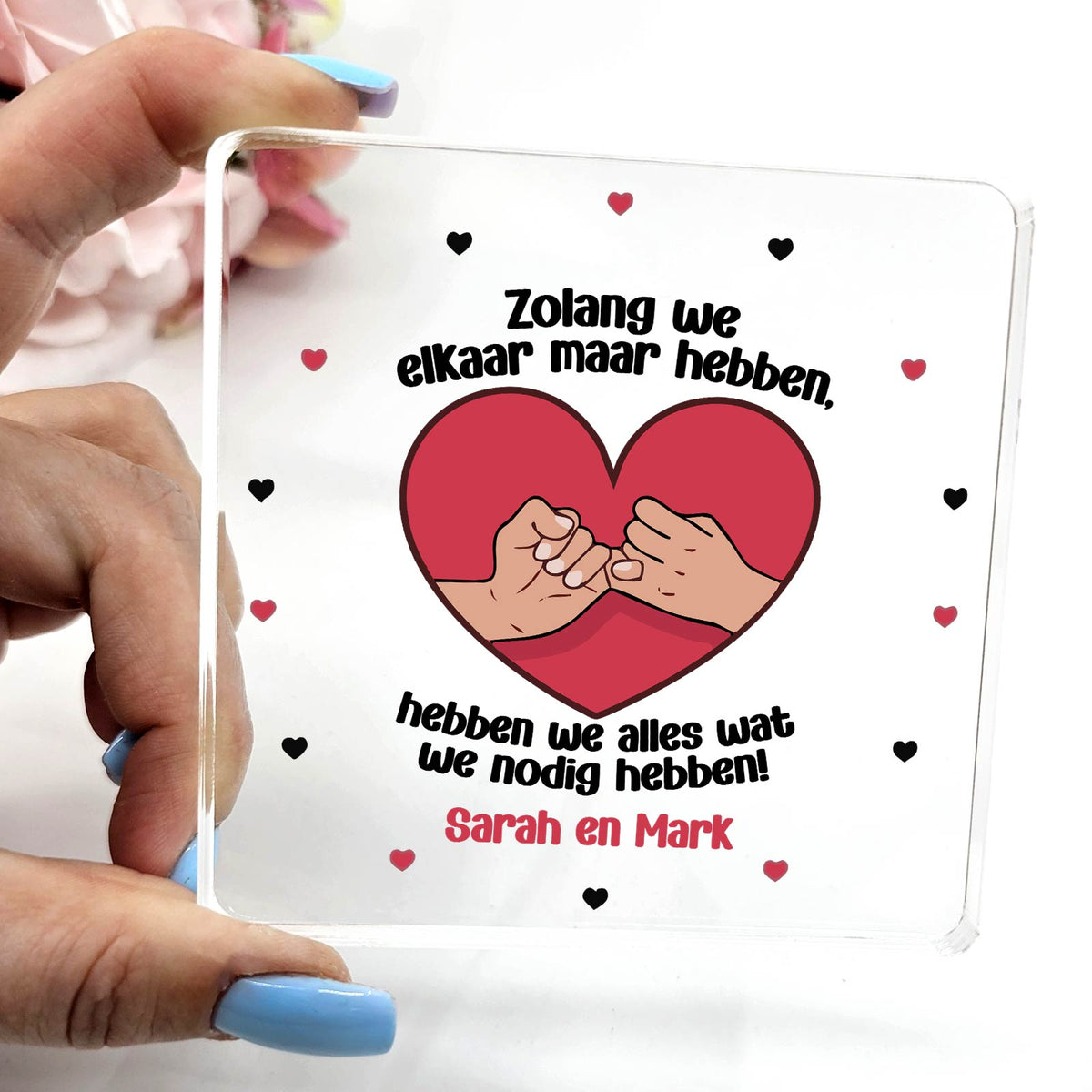 Pinky promise - Plexiglas Plaque - Bella Mia