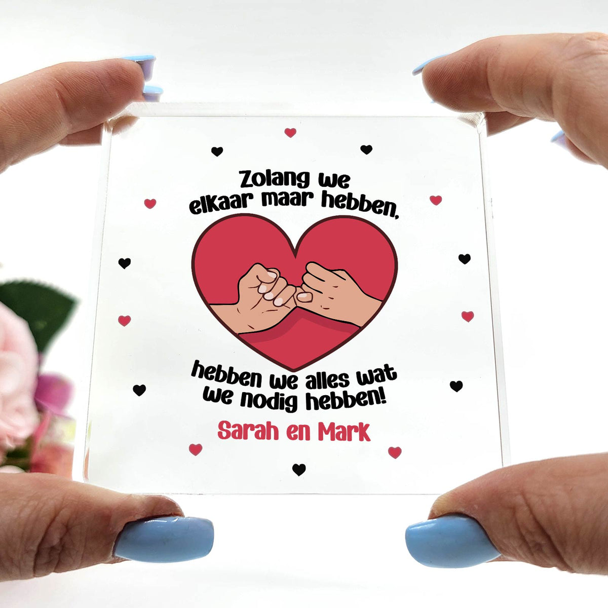 Pinky promise - Plexiglas Plaque - Bella Mia