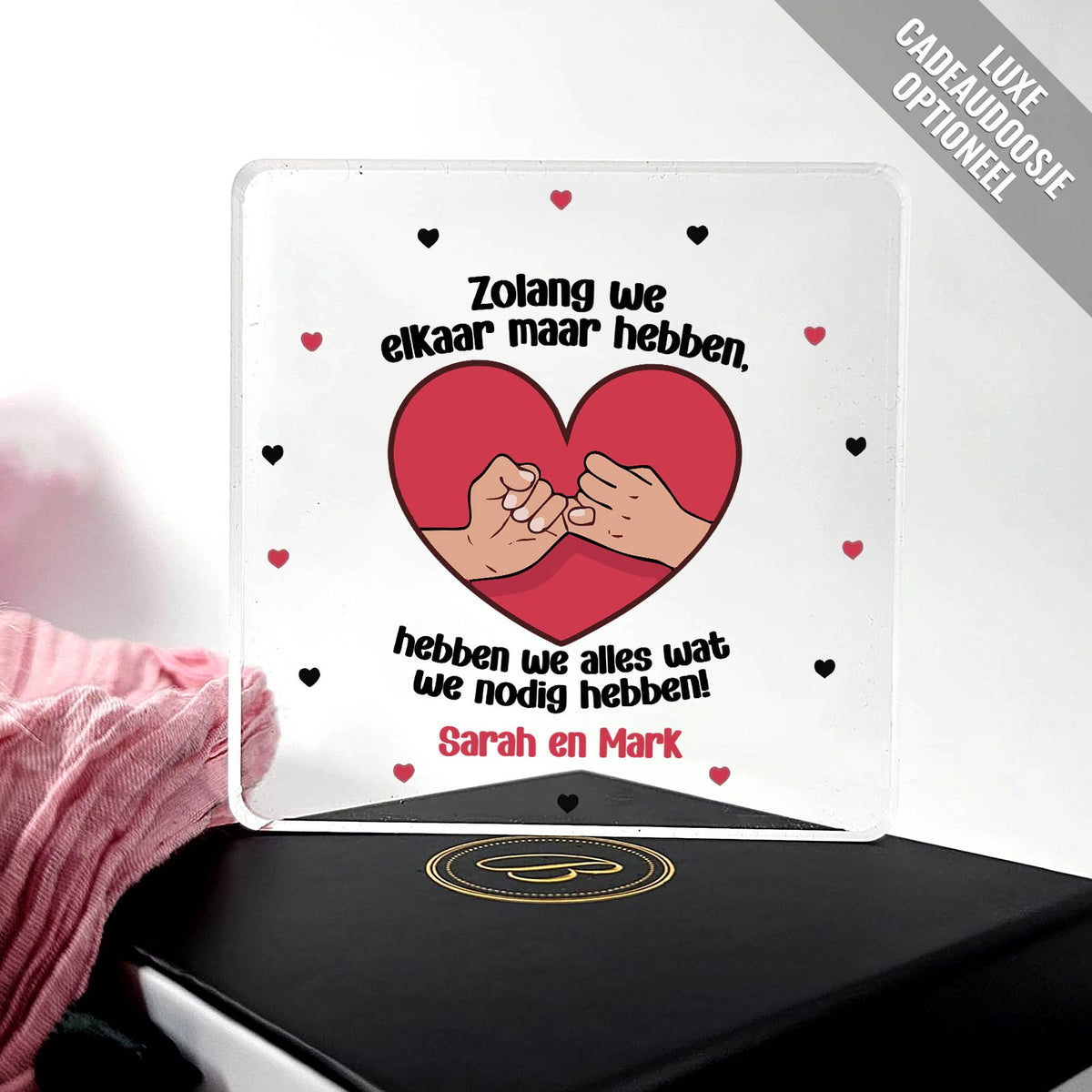 Pinky promise - Plexiglas Plaque - Bella Mia