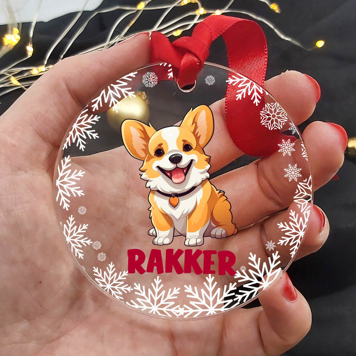 Hondenrassen met Namen Plexiglas Kerstbal