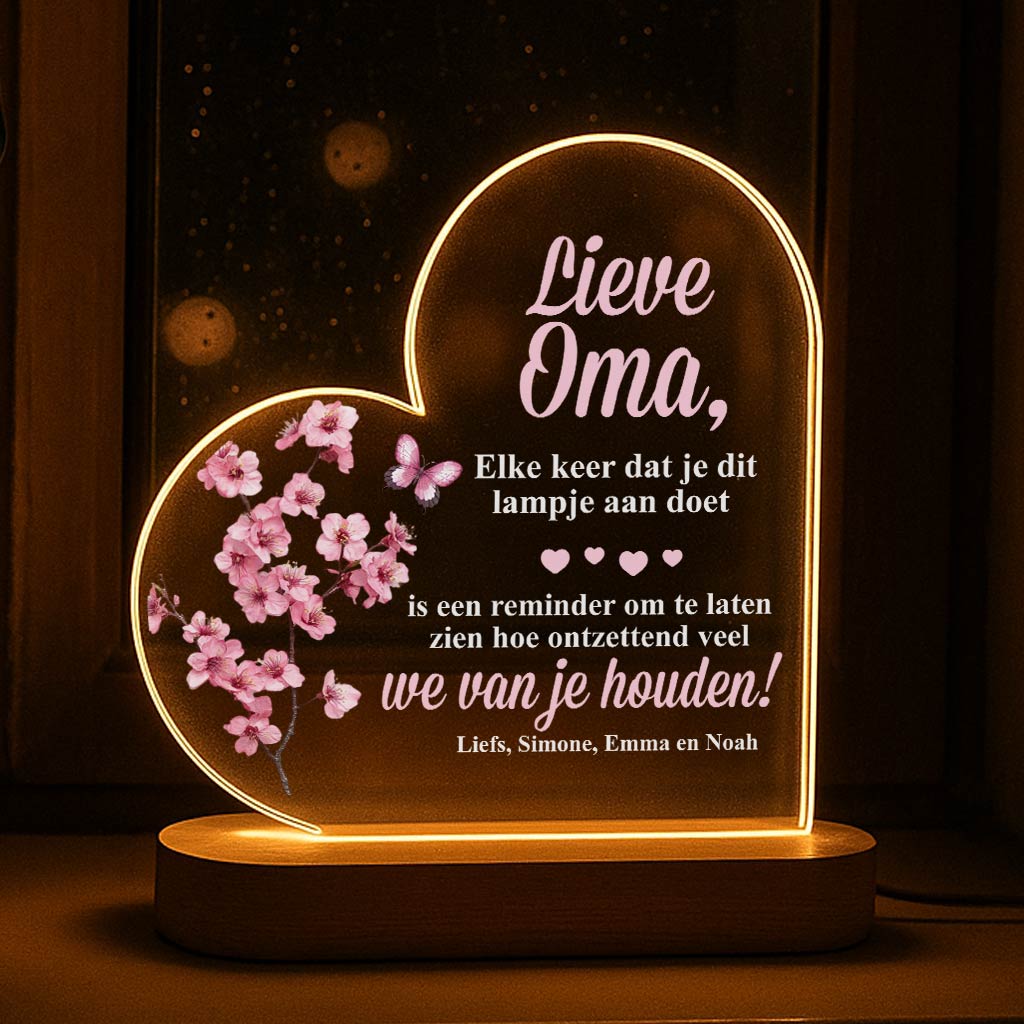 Reminder voor oma Ledlamp - Bella Mia