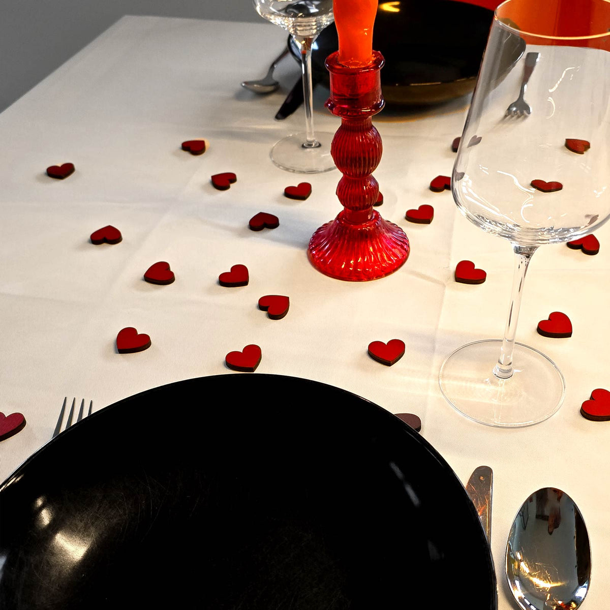 Rode Decoratiehartjes - Bella Mia