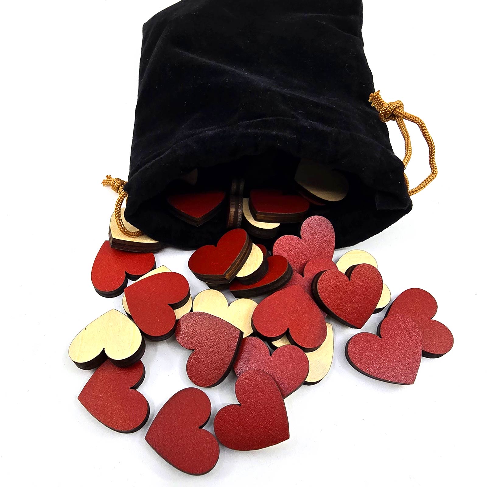 Rode Decoratiehartjes - Bella Mia