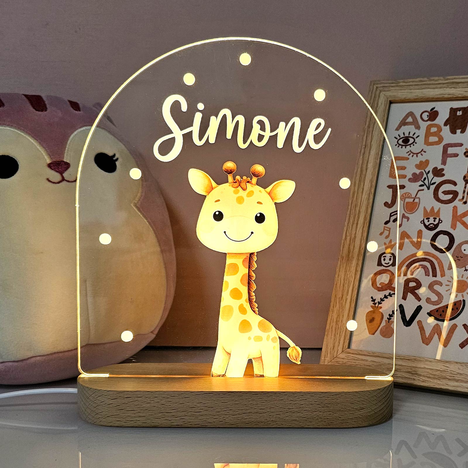 Dierlijke leeslamp, dierennachtlampje, leeslamp voor hertenvorm, 3 modi Dierlijke leeslamp, dierennachtlampje, leeslamp voor hertenvorm, 3 modi