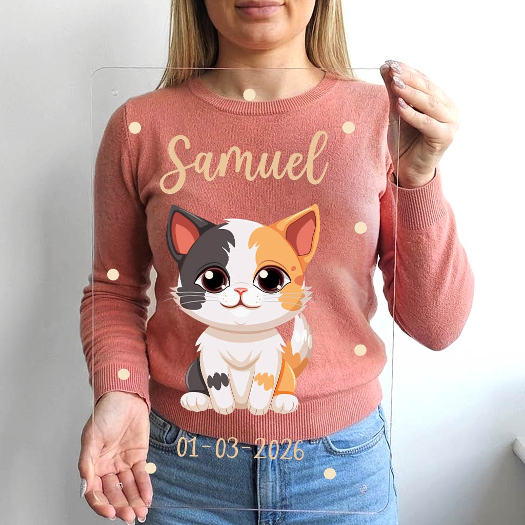 Schattige Dierenprint - Muurdeco op plexiglas - Bella Mia