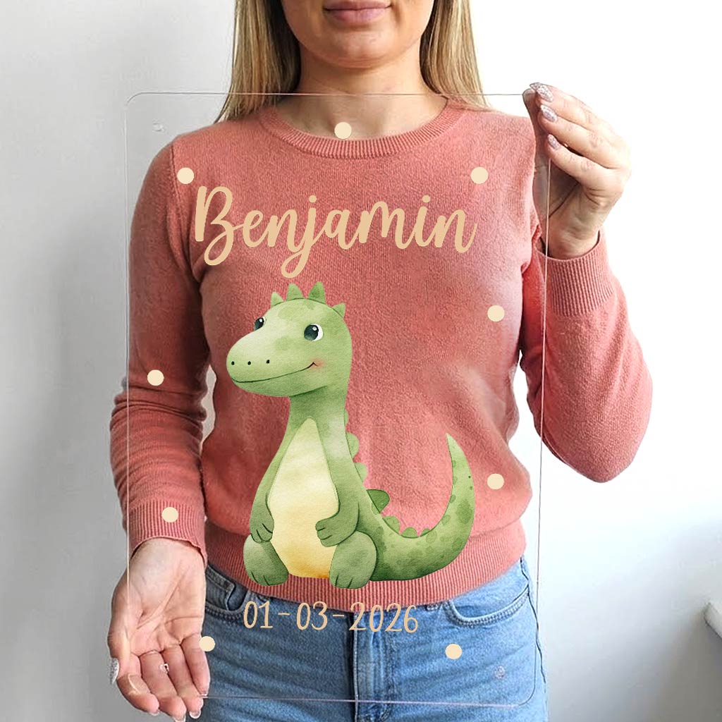 Schattige Dierenprint - Muurdeco op plexiglas - Bella Mia