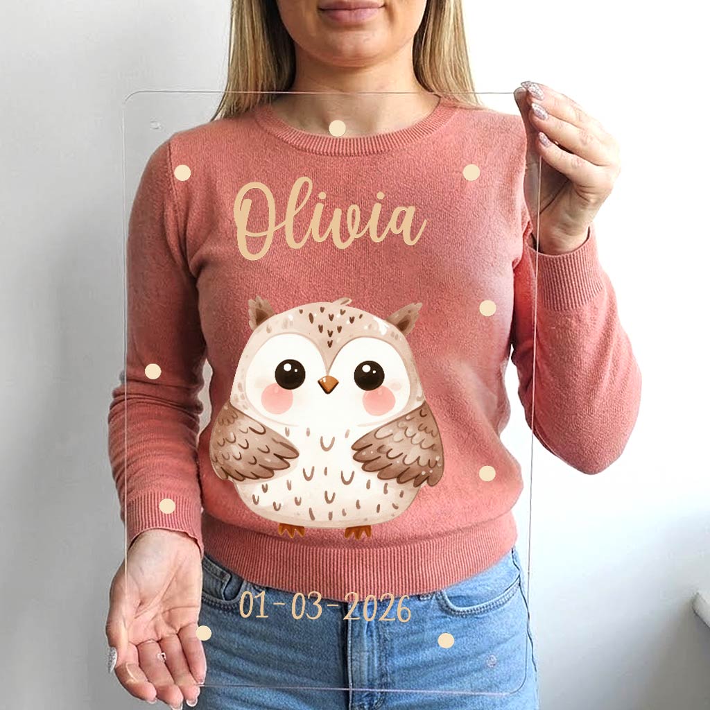 Schattige Dierenprint - Muurdeco op plexiglas - Bella Mia