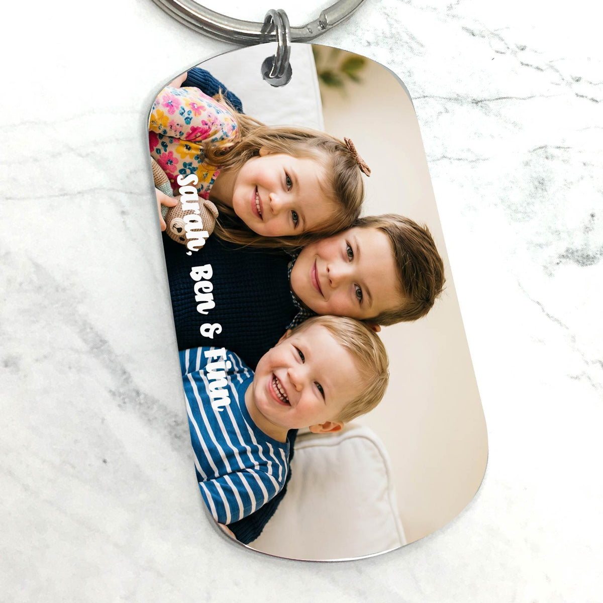 Sleutelhanger met foto van de kids - Bella Mia