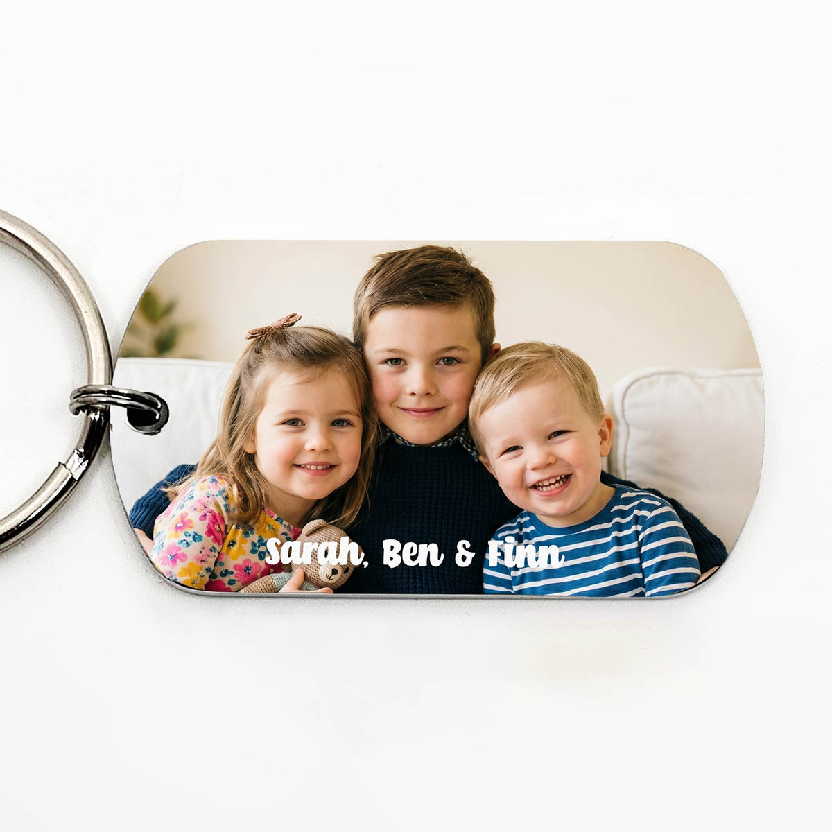 Sleutelhanger met foto van de kids - Bella Mia