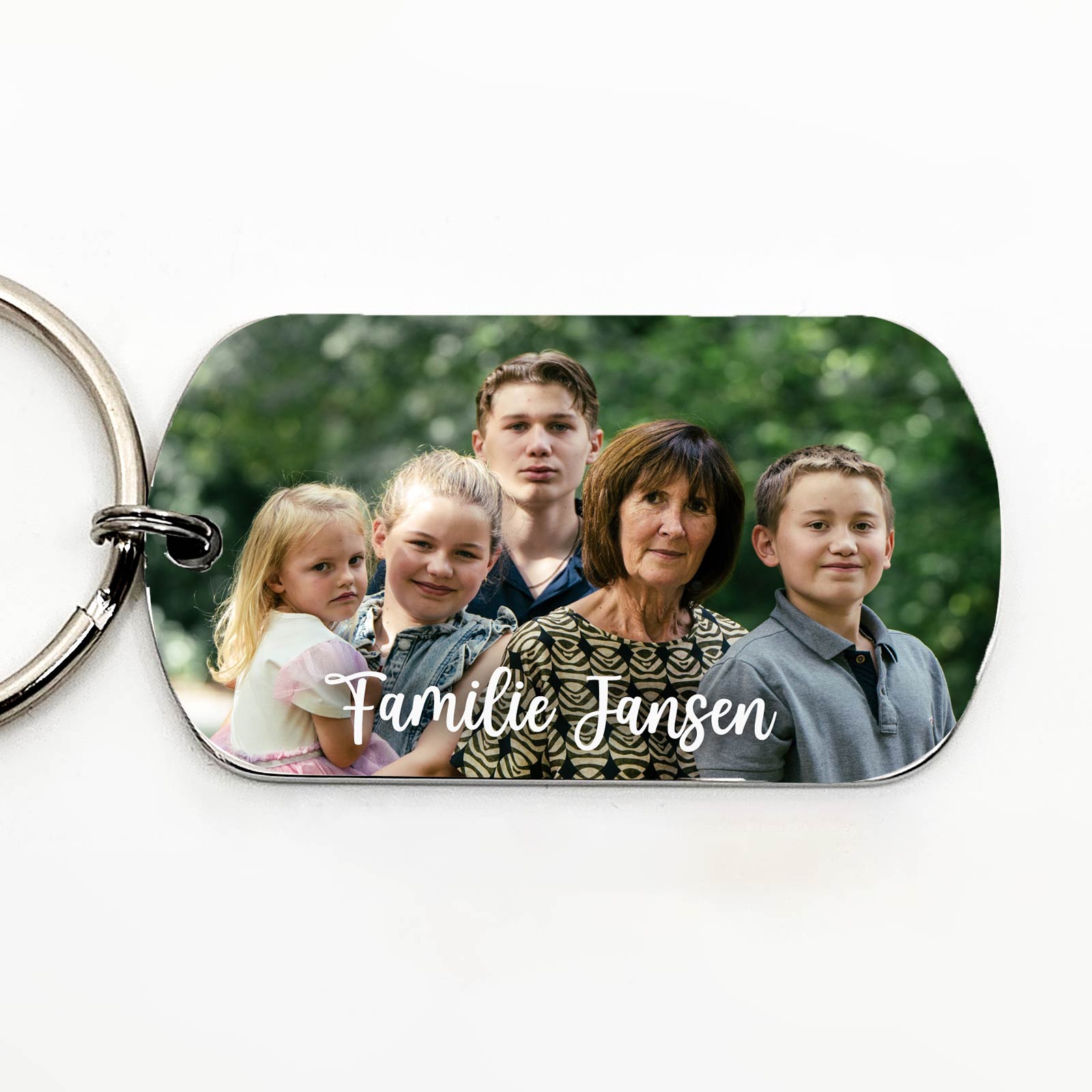 Sleutelhanger met foto van jouw familie - Bella Mia