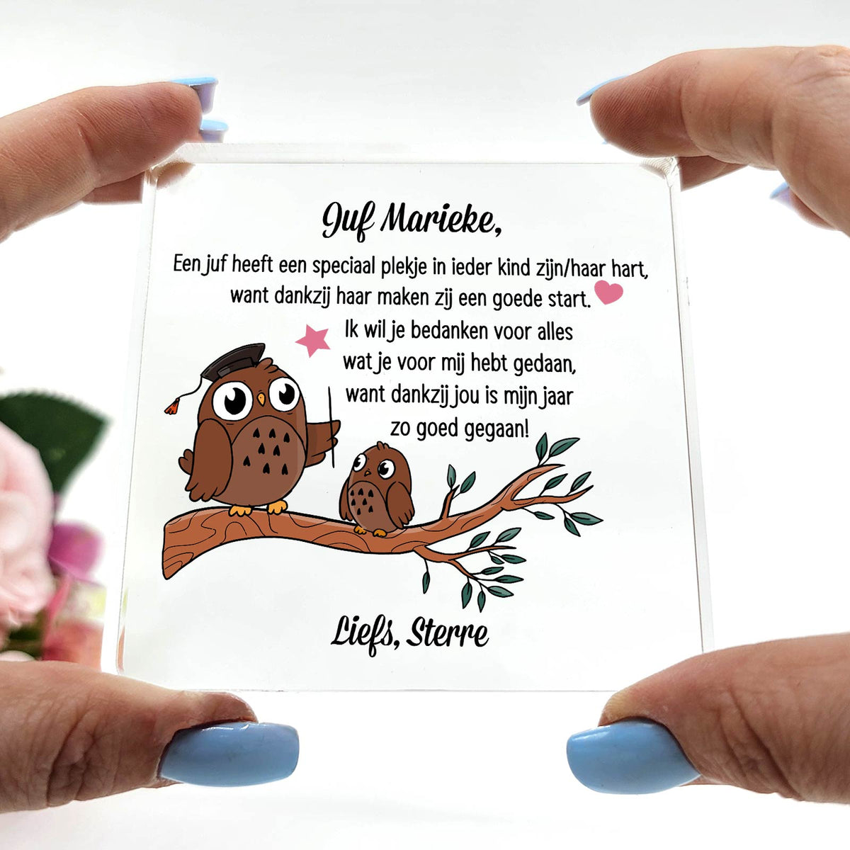 Speciaal plekje - Plexi Glas Plaque - Bella Mia