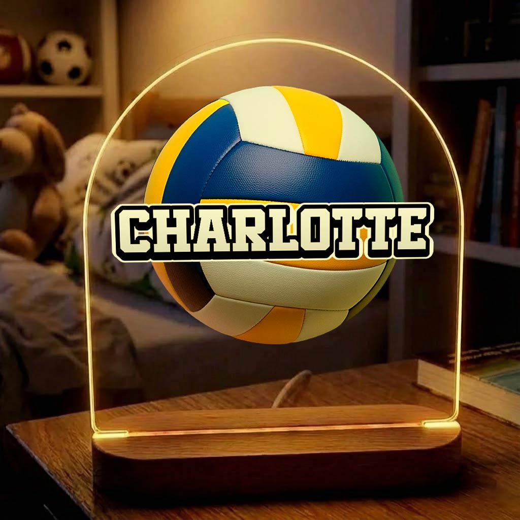 Volleyballampje met eigen naam! - Bella Mia