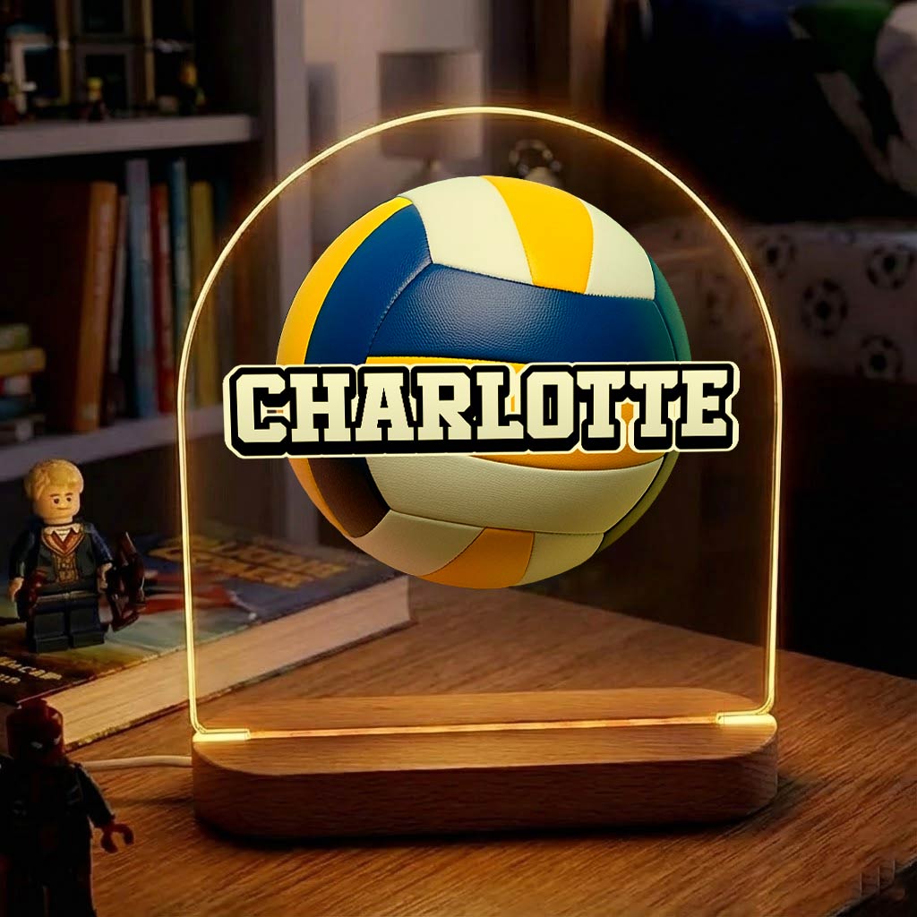 Volleyballampje met eigen naam! - Bella Mia