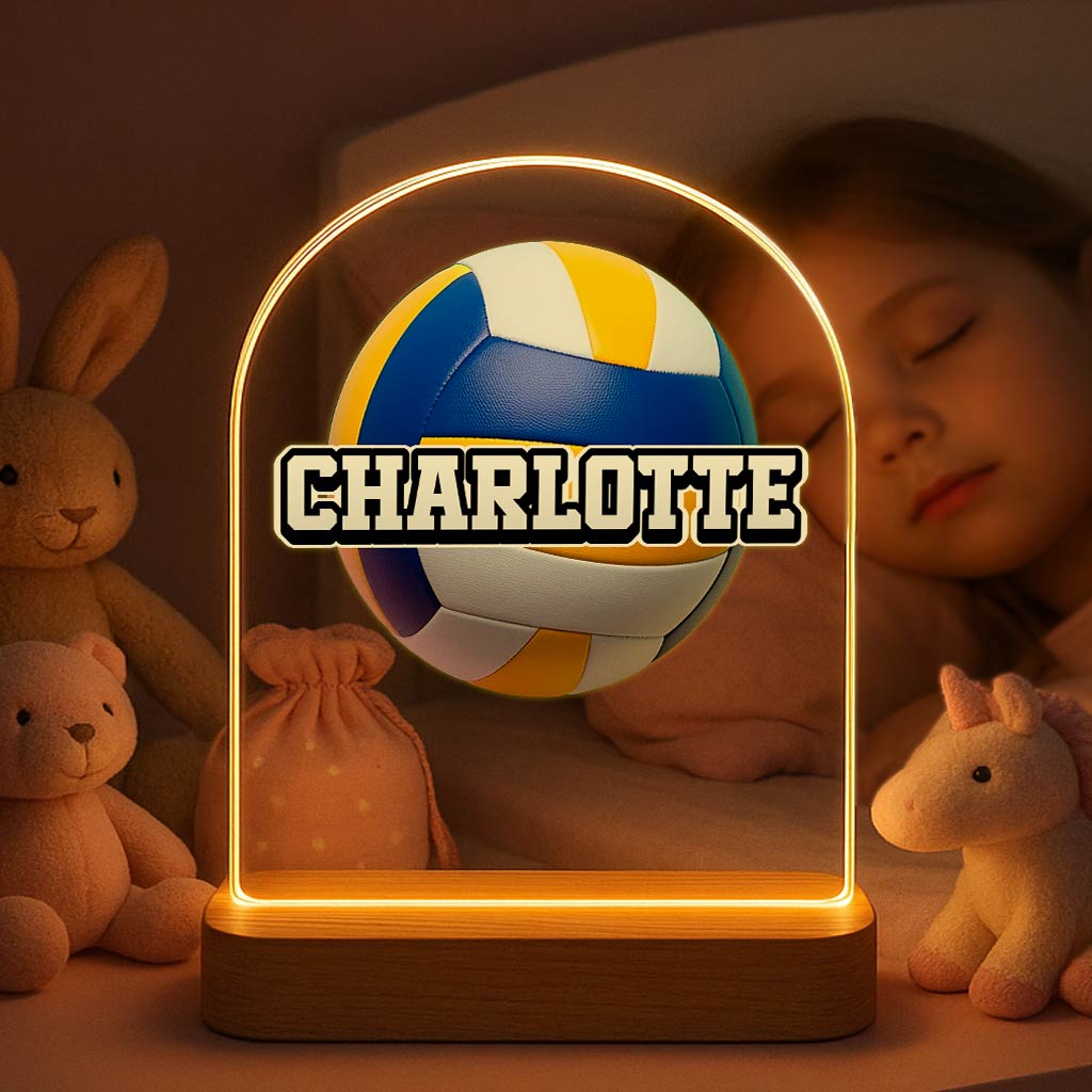 Volleyballampje met eigen naam! - Bella Mia
