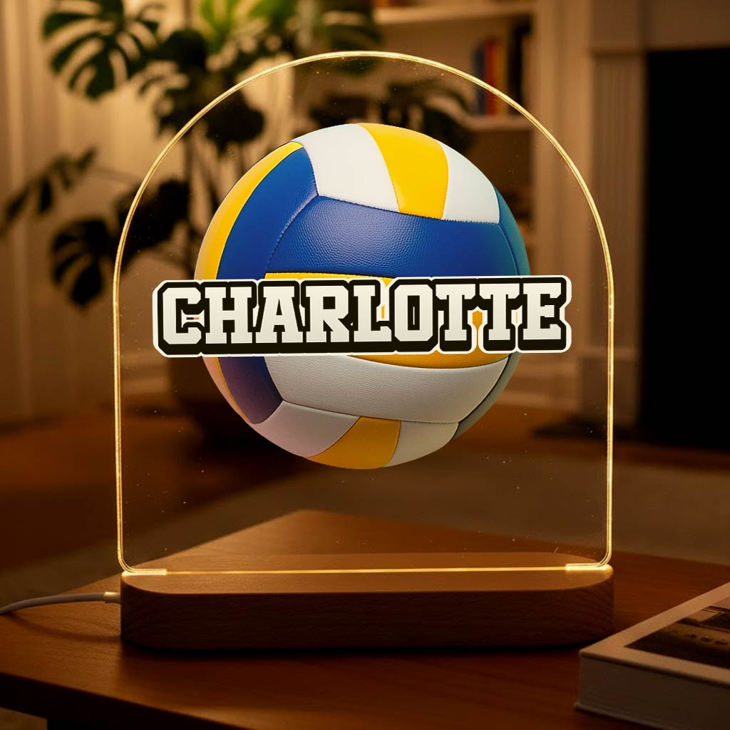 Volleyballampje met eigen naam! - Bella Mia