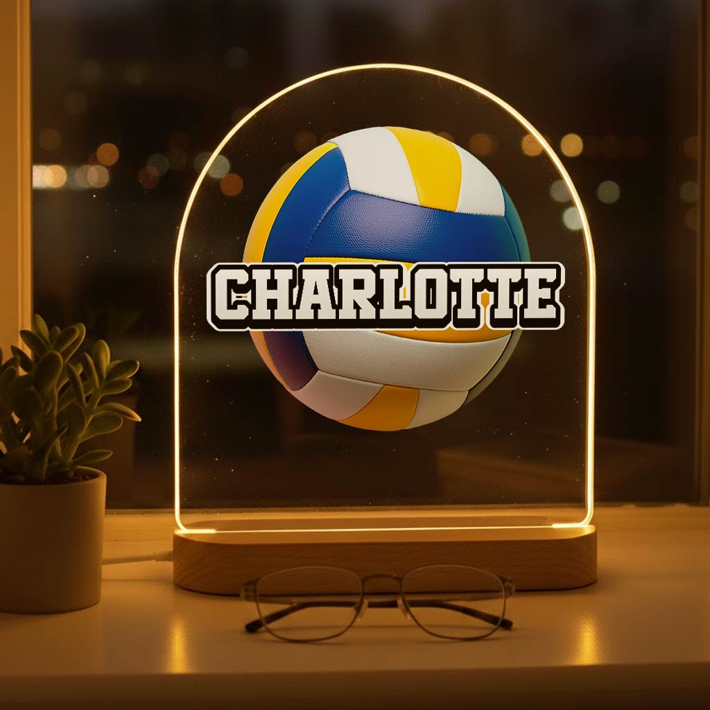 Volleyballampje met eigen naam! - Bella Mia