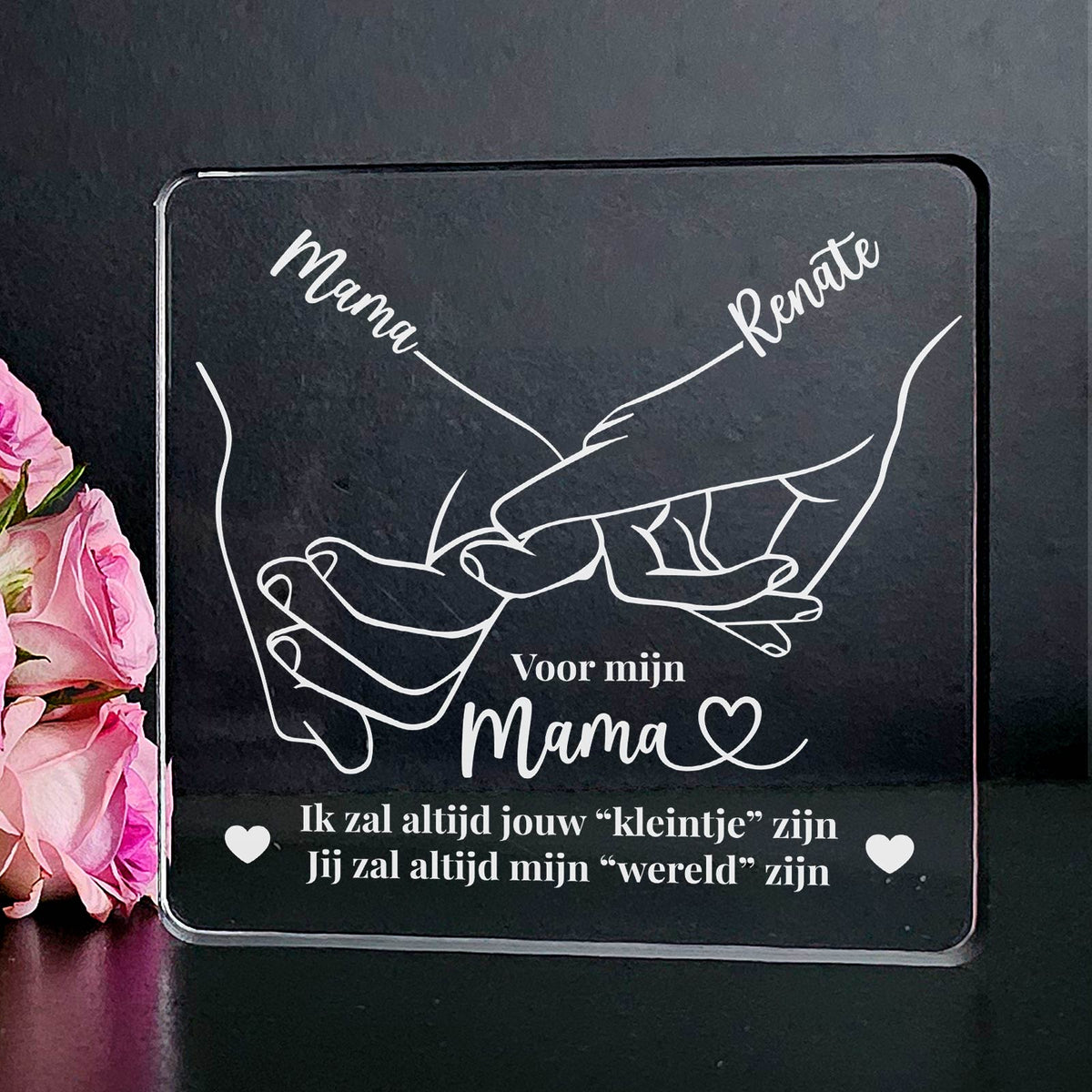 Voor altijd jouw kleintje - Plexi Plaque - Bella Mia