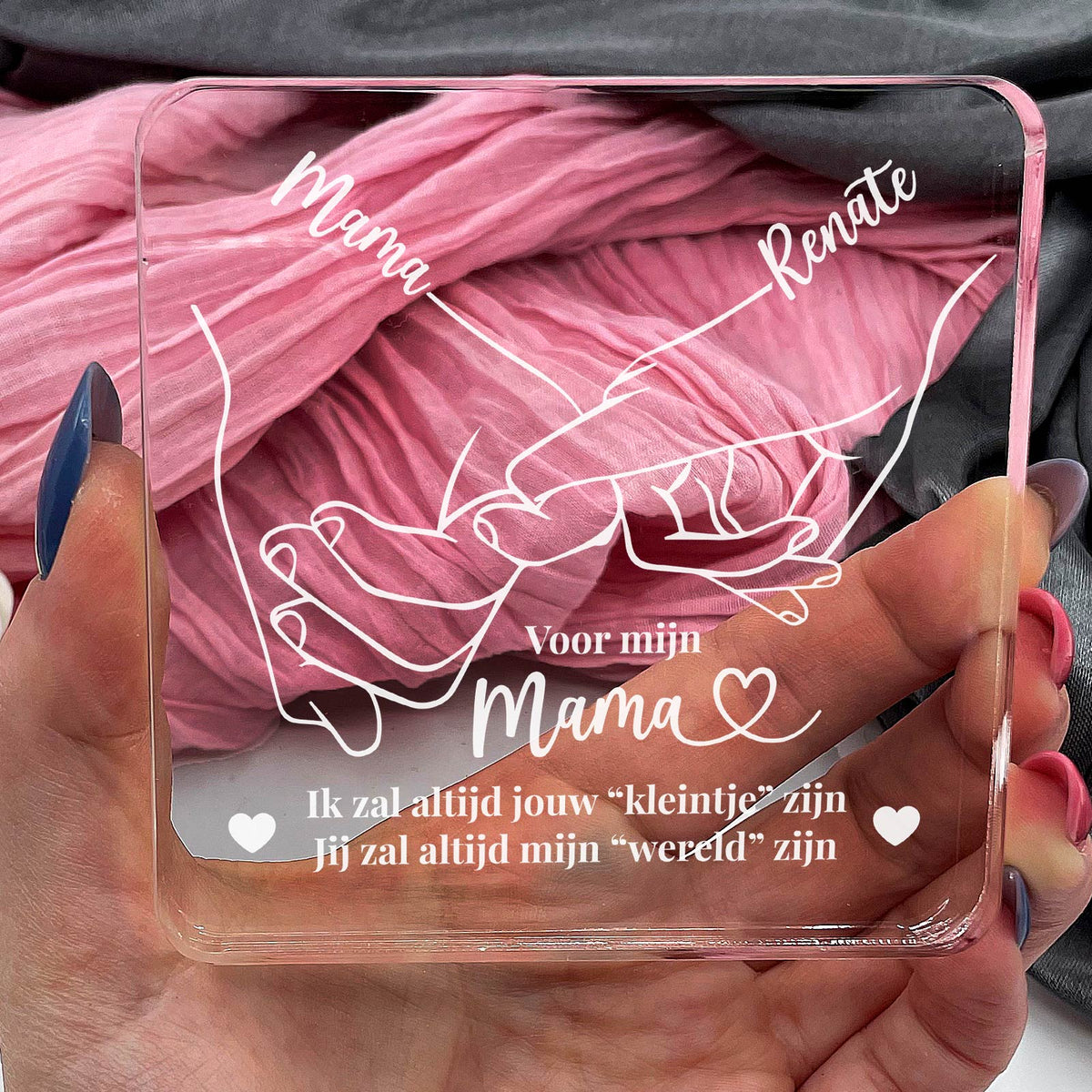 Voor altijd jouw kleintje - Plexi Plaque - Bella Mia